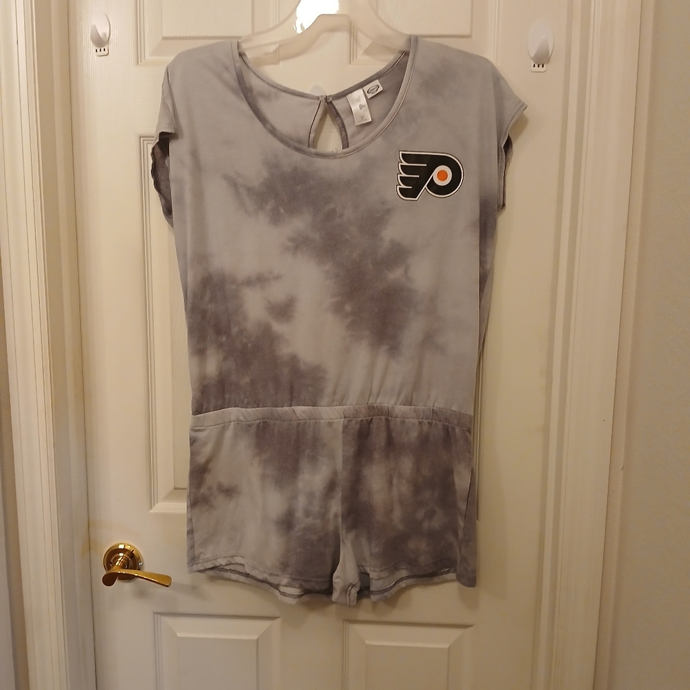 Phildelohia Flyers Romper Concepts Sports Size XL Grey Tie Dye